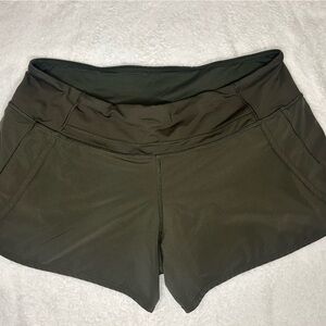 lululemon athletica Olive Green Athletic Shorts
